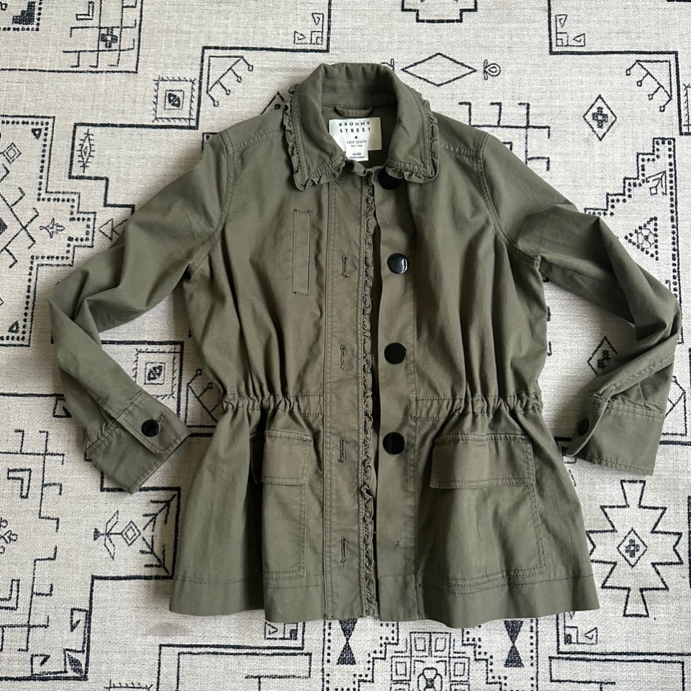 Kate Spade Utility Jacket XXS Green